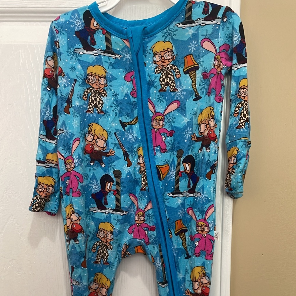 0/3m . Little Snuggles Bamboo Pajamas. Ralphie